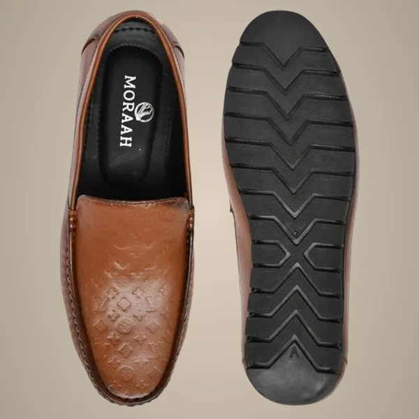 Tan_Synthetic_Leather_Slip_On_Loafer_|_For_Mens