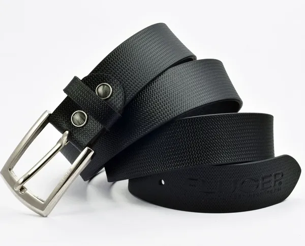 FLUGEP Black Genuine Leather Belt For men Price in India Buy