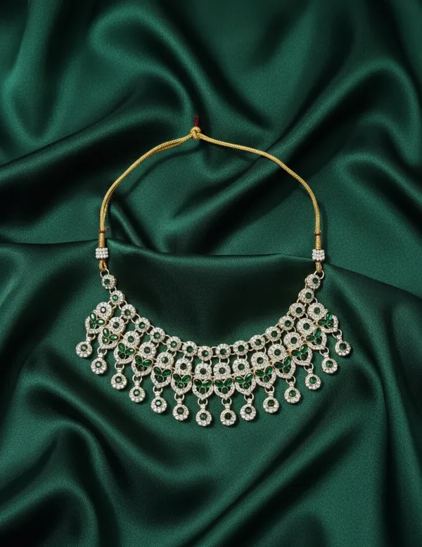 Green_Exclusive_Party_Wear_Necklace_For_Women