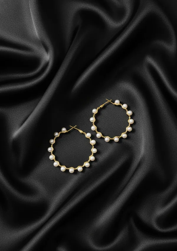 White_Hoop_Adjustable_Earrings_Set_For_Women