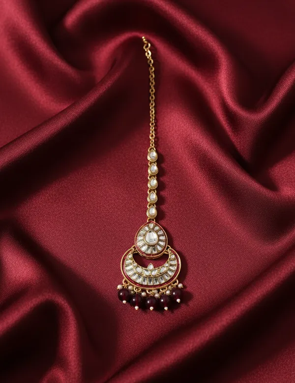 Maroon_KUNDAN_POLKI_NECKLACE_SET_For_Women