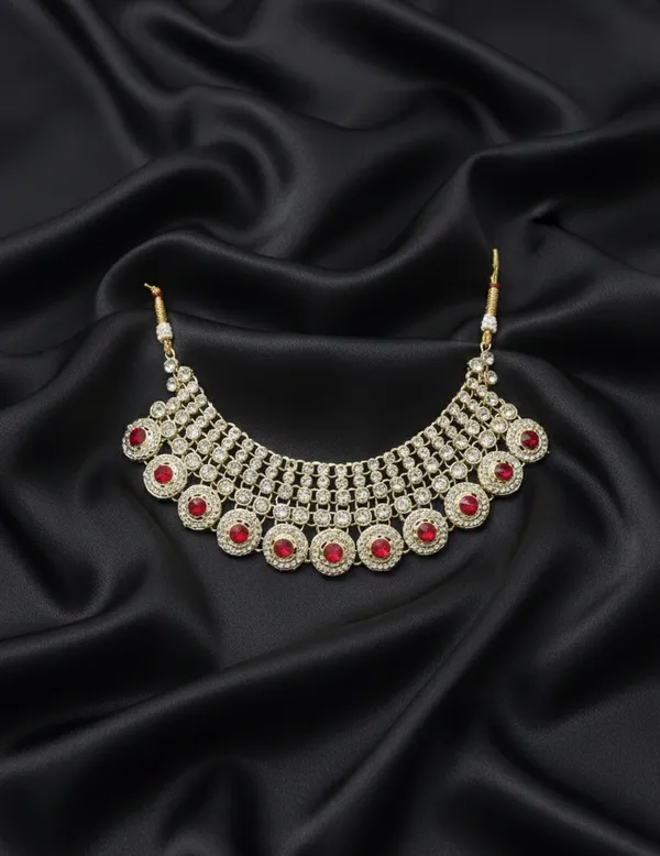 Red_Ruby_Necklace_Classic_White_Pearl_for_Women
