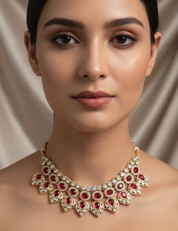 Red_royal_beautifull_necklace_For_Women