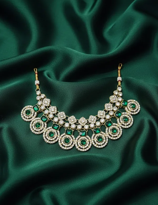 Green_Luxury_Crystal_Necklace_For_Women