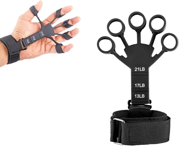 Full_Black_Finger_Gripper_With_R_Shape_Adjustable_Spring_Counter_Hand_Grip_Fitness_For_Men_And_Women