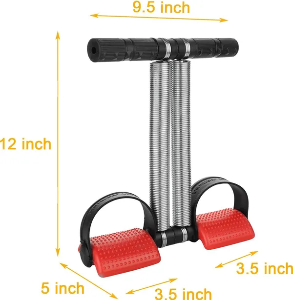 Black_And_Silver_Double_Spring_Tummy_Trimmer_With_Sweat_Belts_Home_Gym_For_Men_And_Women