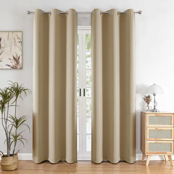 Beige_Triple-Weaved_Blackout_Curtains,_Light_Blocking,_Thermal_Insulated,_Noise_Reducing,_213_Cm_X_142_Cm,_2_Panels_(_Door_(7Ft))