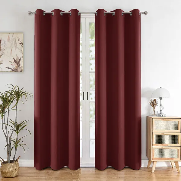 Maroon_Triple-Weaved_Blackout_Curtains,_Light_Blocking,_Thermal_Insulated,_Noise_Reducing,_213_Cm_X_142_Cm,_2_Panels_(_Window_(5Ft))