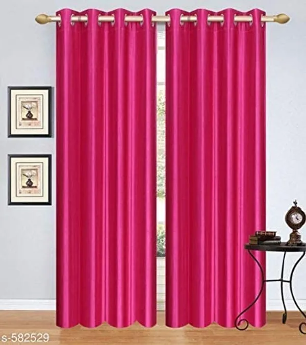 PINK_POLYSTER_PLAIN_SOLID_SEMI_TRANSPRENT_DOOR(7*4)_CURTAIN