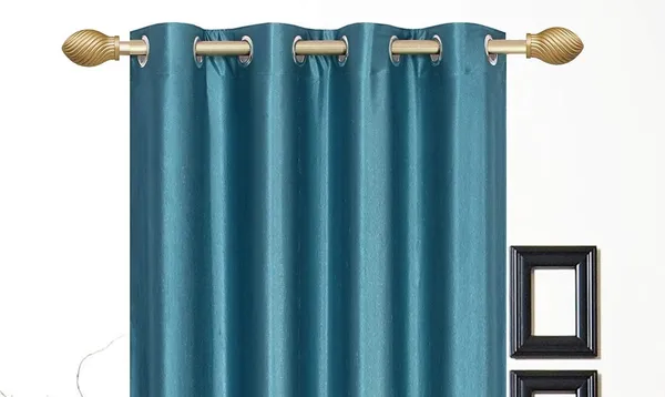 Aqua_Royal_Silky_Polyester_Grommet_Door_Curtain