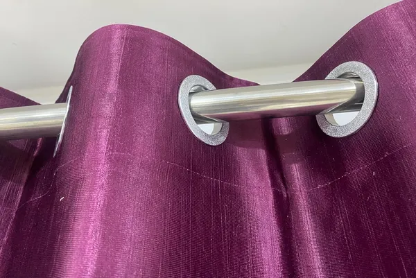 Wine_Royal_Silky_Polyester_Grommet_Door_Curtain_-_2_Piece_(_Door)