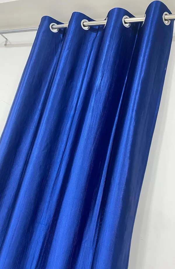 Blue_Royal_Silky_Polyester_Grommet_Door_Curtain_2_Piece