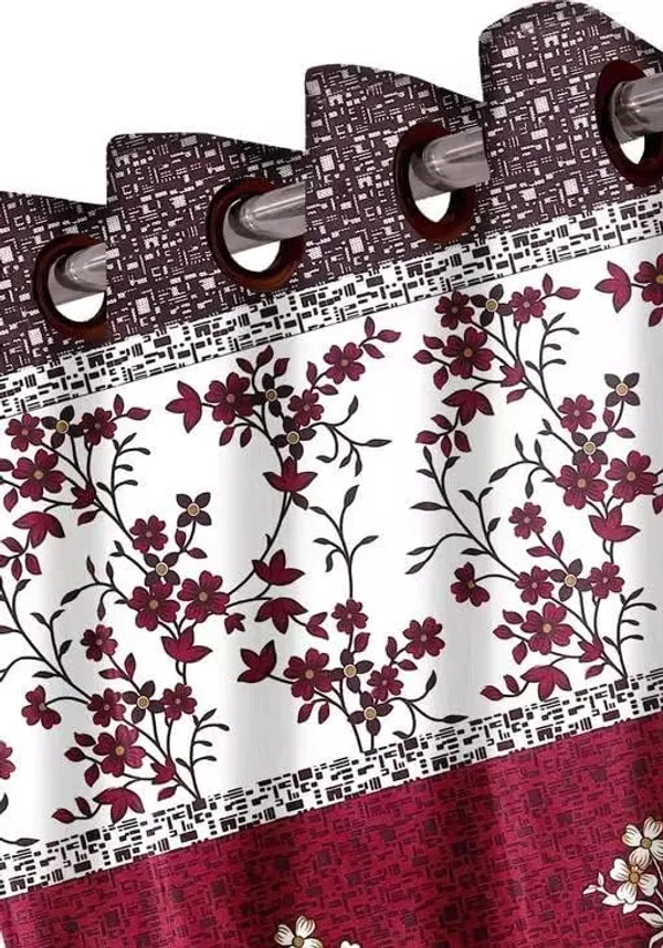 Maroon_Elegant_Floral_Door_Curtain_-_4X7_Feet_Panel_(Door)