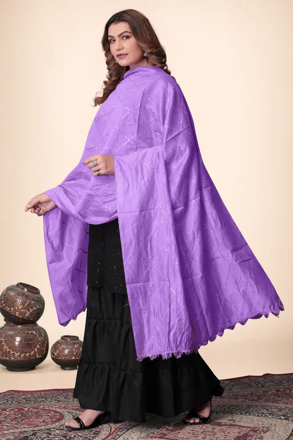 Lavender_Chanderi_Box_Sequin_Festive_Dupatta_For_Women