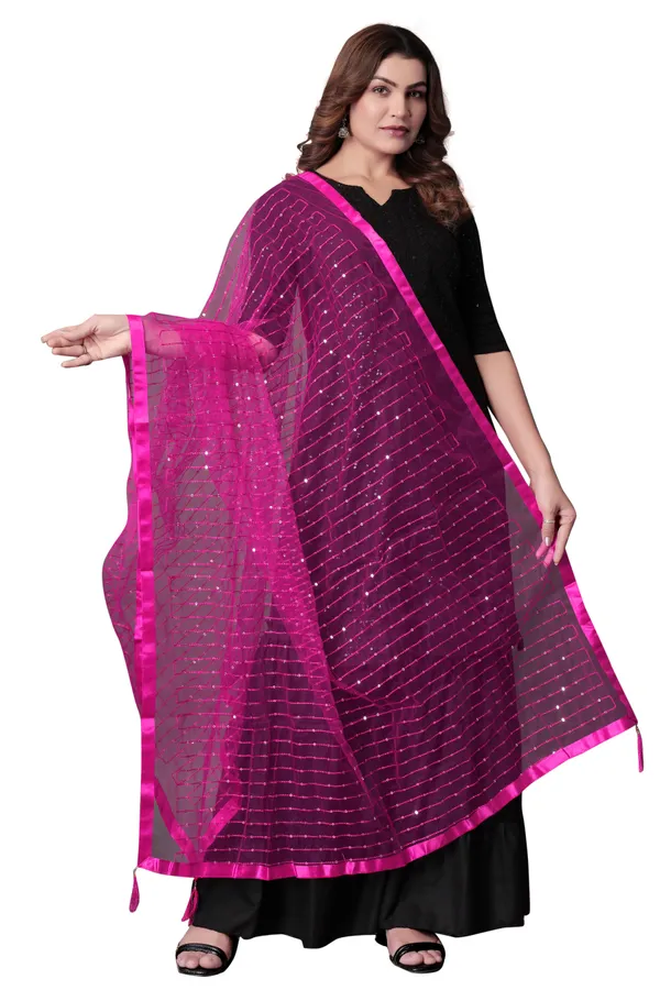 Pink_Classic_Grace_Lightweight_Dupatta_For_Women