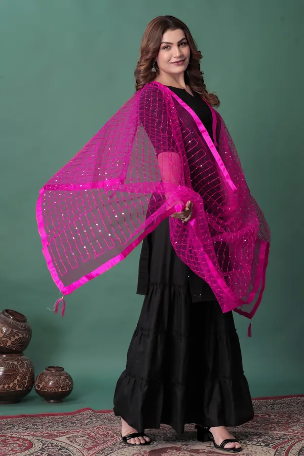 Pink_Classic_Grace_Lightweight_Dupatta_For_Women