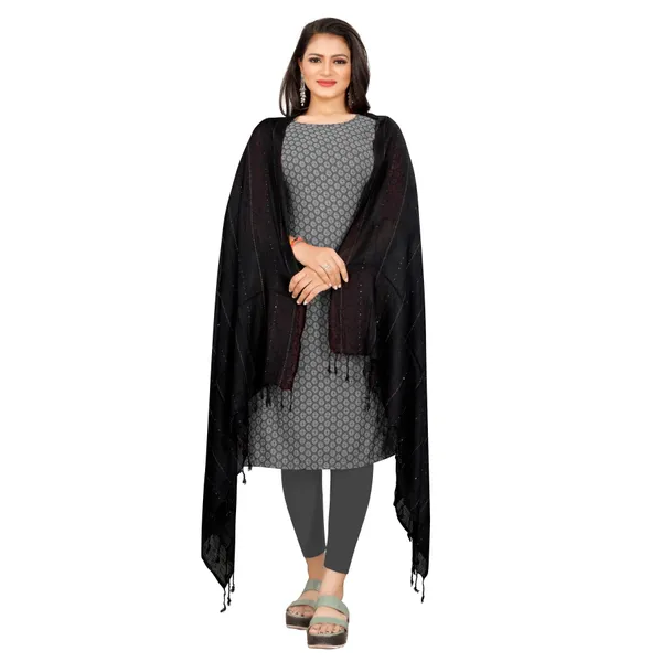 Black_Airflow_Light_Daily_Scarf_For_Women