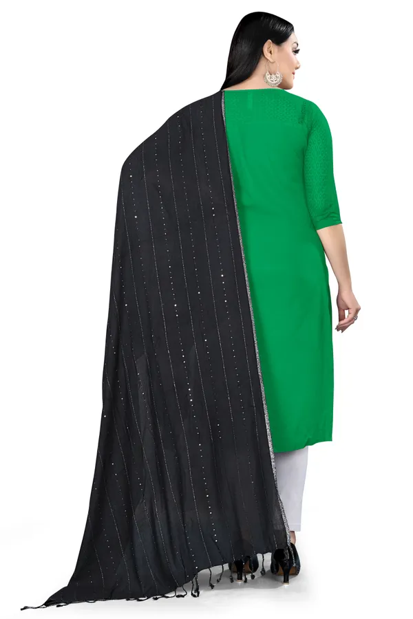 Black_Airflow_Light_Daily_Scarf_For_Women