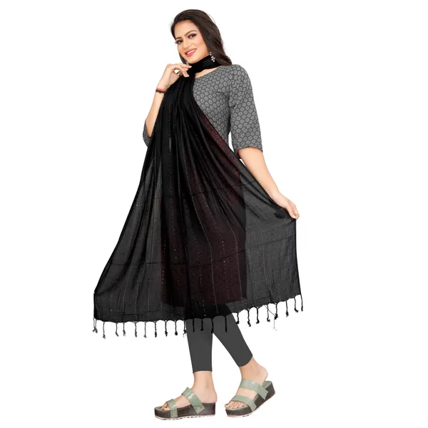 Black_Airflow_Light_Daily_Scarf_For_Women