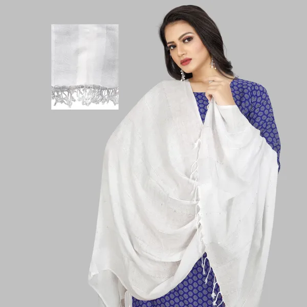 White_Airflow_Light_Daily_Scarf_For_Women