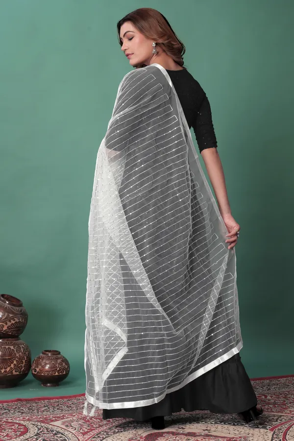 White_Classic_Grace_Lightweight_Dupatta_For_Women