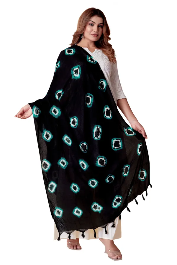 Blue_Cotton_Bandhani_Circle_Ethnic_Dupatta_For_Women
