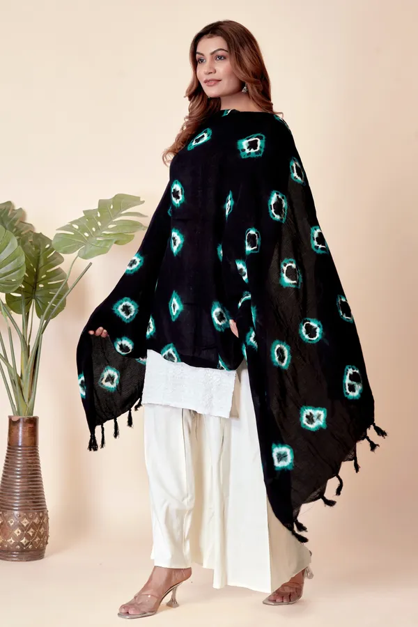 Blue_Cotton_Bandhani_Circle_Ethnic_Dupatta_For_Women