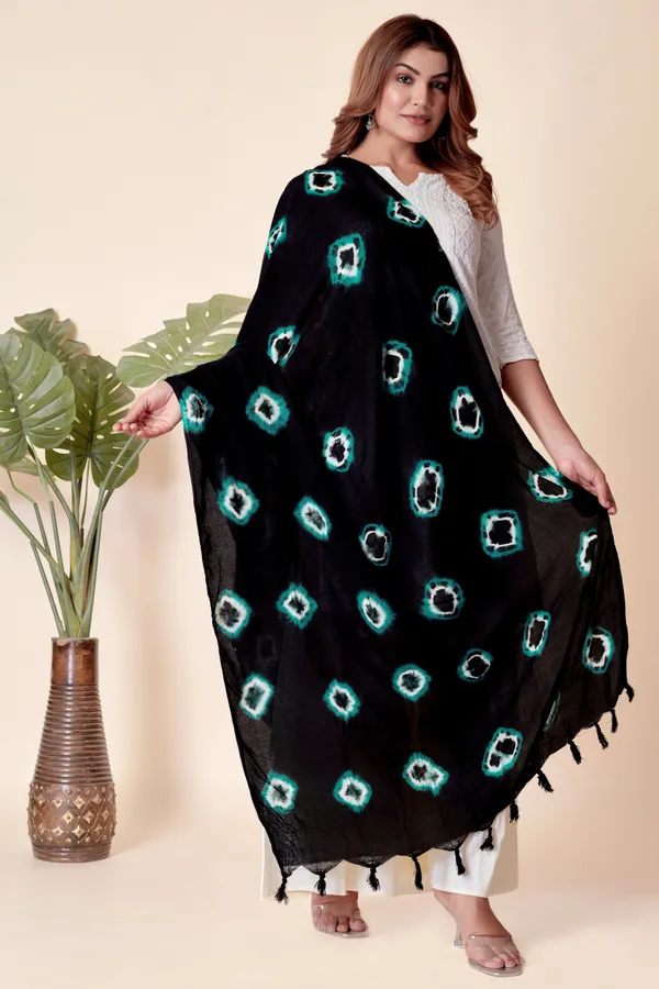 Blue_Cotton_Bandhani_Circle_Ethnic_Dupatta_For_Women