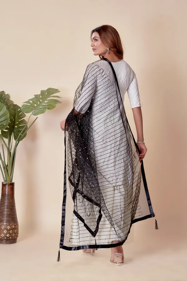 Black_Classic_Grace_Lightweight_Dupatta_For_Women
