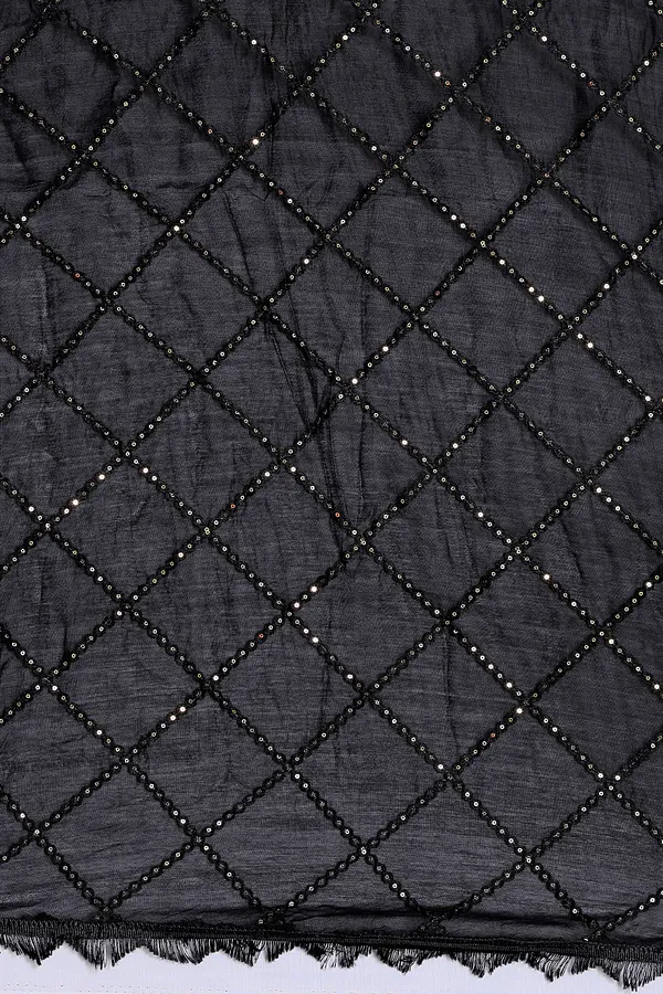 Black_Chanderi_Box_Sequin_Festive_Dupatta_For_Women
