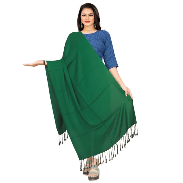 Green_Elegant_Drape_Premium_Stole_For_Women