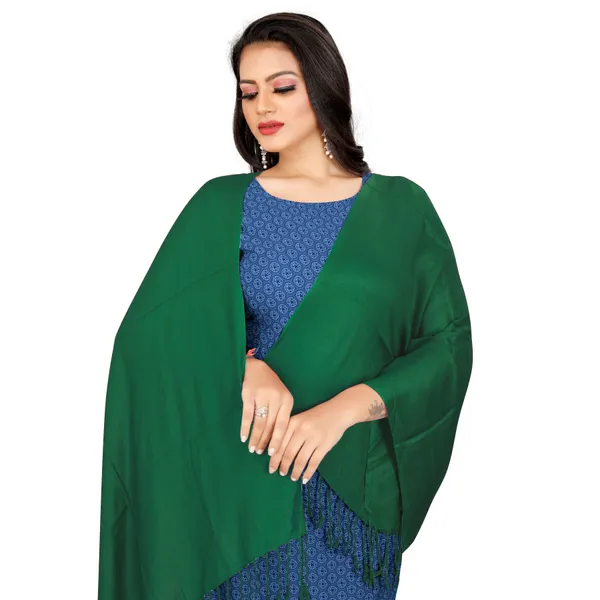 Green_Elegant_Drape_Premium_Stole_For_Women