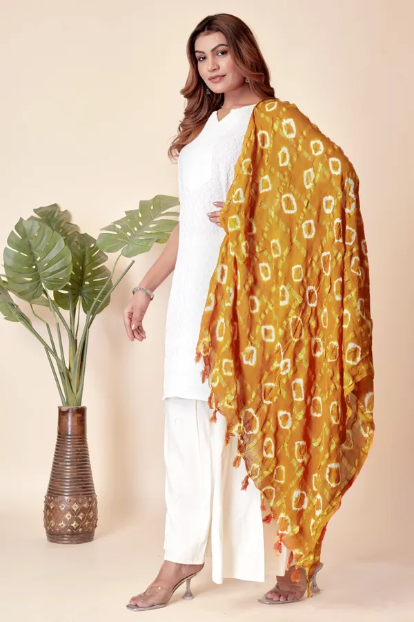 Mustard_Cotton_Checkered_Everyday_Dupatta_For_Women