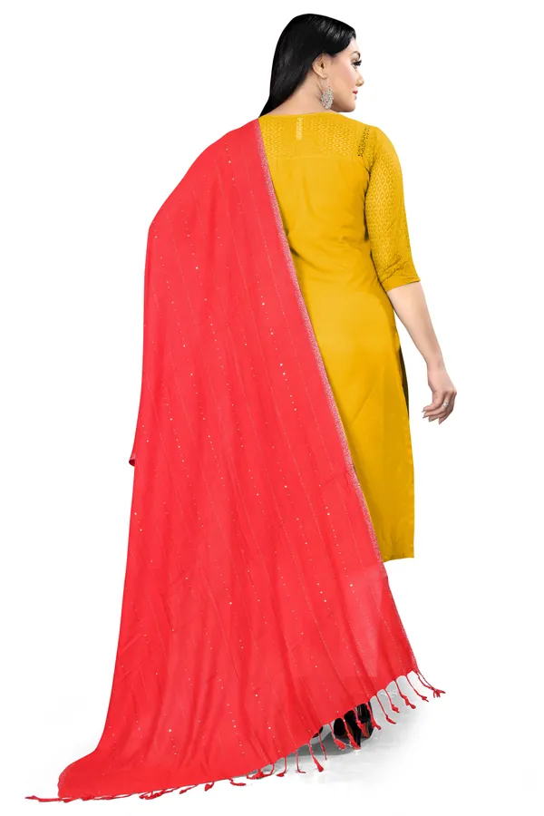 Red_Airflow_Light_Daily_Scarf_For_Women