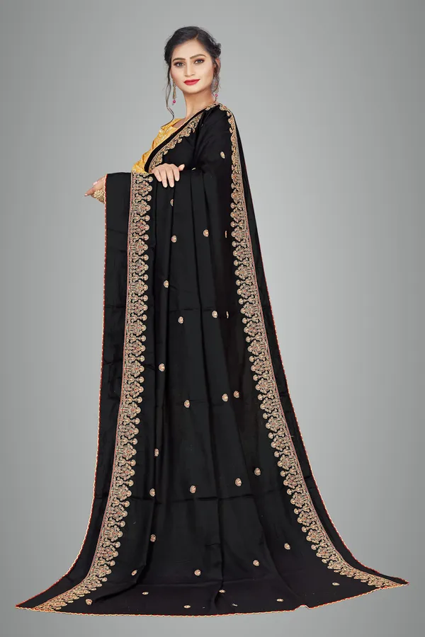 Black_Satin_Sheen_Luxury_Hijab_For_Women