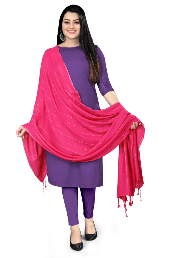 Dark_Pink_Airflow_Light_Daily_Scarf_For_Women