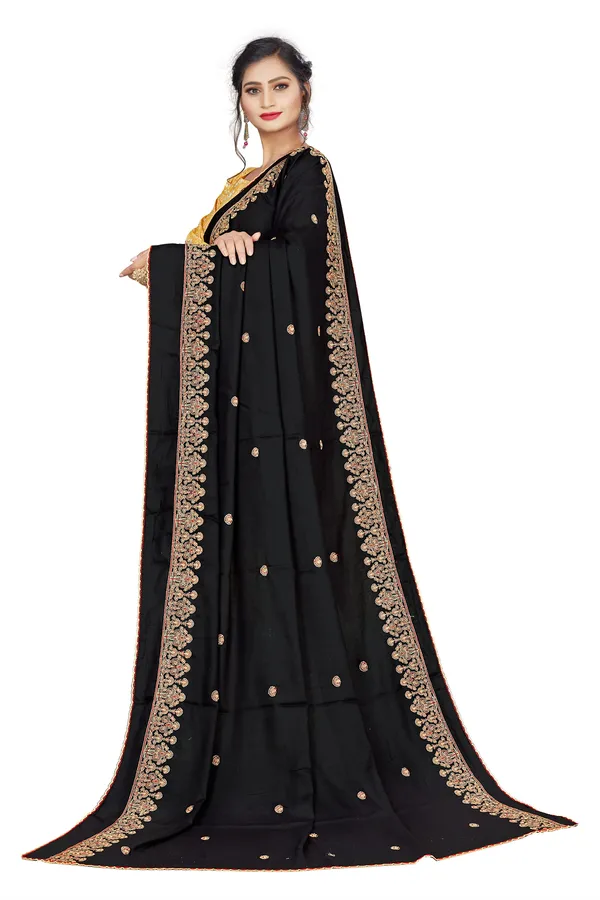 Black_Satin_Sheen_Luxury_Hijab_For_Women