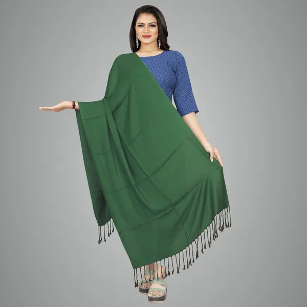 Green_Elegant_Drape_Premium_Stole_For_Women