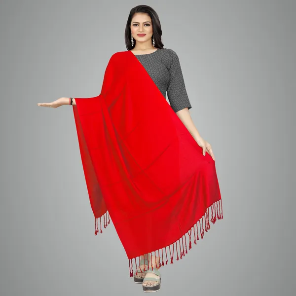 Red_Elegant_Drape_Premium_Stole_For_Women