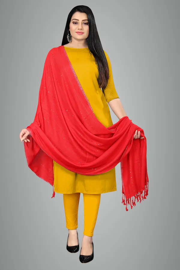 Red_Airflow_Light_Daily_Scarf_For_Women