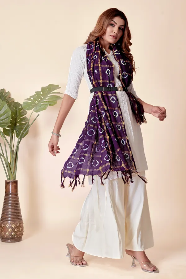 Jamuni_Cotton_Checkered_Everyday_Dupatta_For_Women