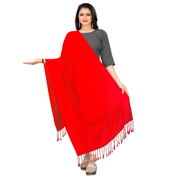 Red_Elegant_Drape_Premium_Stole_For_Women
