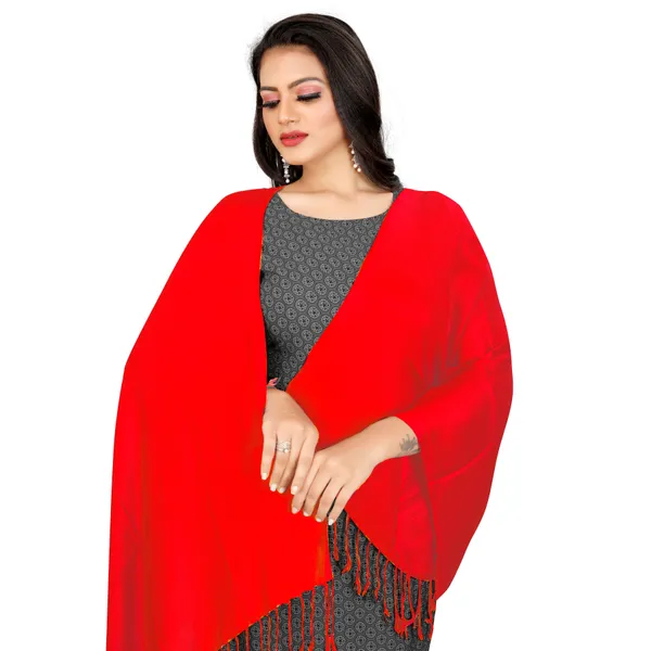 Red_Elegant_Drape_Premium_Stole_For_Women
