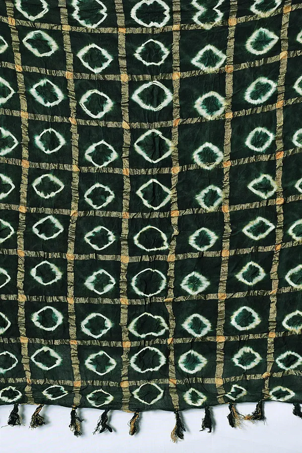 Green_Cotton_Checkered_Everyday_Dupatta_For_Women