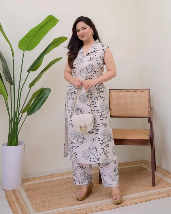 Grey_Poly_Rayon_Premium_&_Elegant_A-Line_Kurta_Set_For_Women