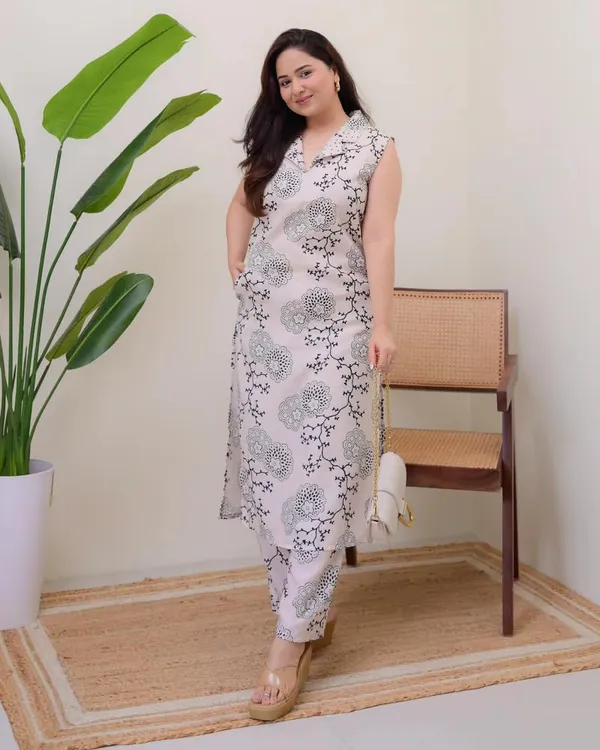 Grey_Poly_Rayon_Premium_&_Elegant_A-Line_Kurta_Set_For_Women