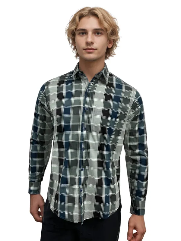 Multicolor_Full_Sleeve_Cotton_Check_Shirt_For_Men