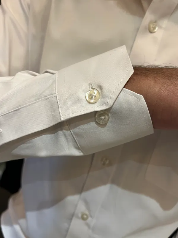 White__Fabusa_Plain_Poly_Cotton_Smart_Fit_Shirt_For_Men