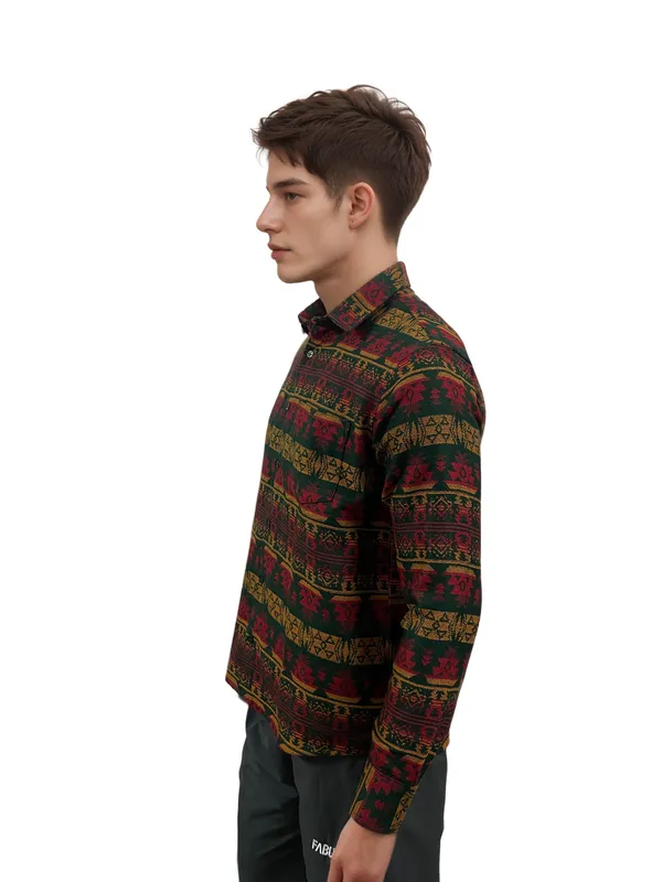Green_&_Red_Warm_Winter_Shirt_For_Men