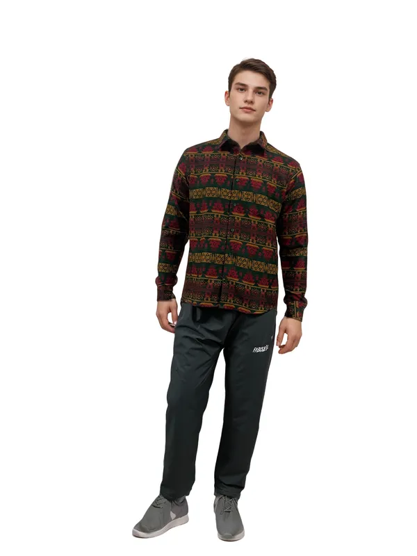 Green_&_Red_Warm_Winter_Shirt_For_Men
